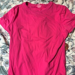 Vibrant Pink Short Sleeve Tee